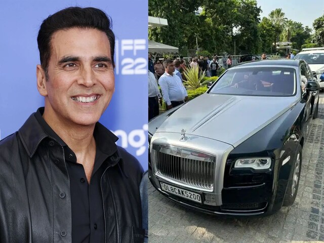 Akshay Kumar's fan turns out to be a player! Home made Rolls Royce car for the hero