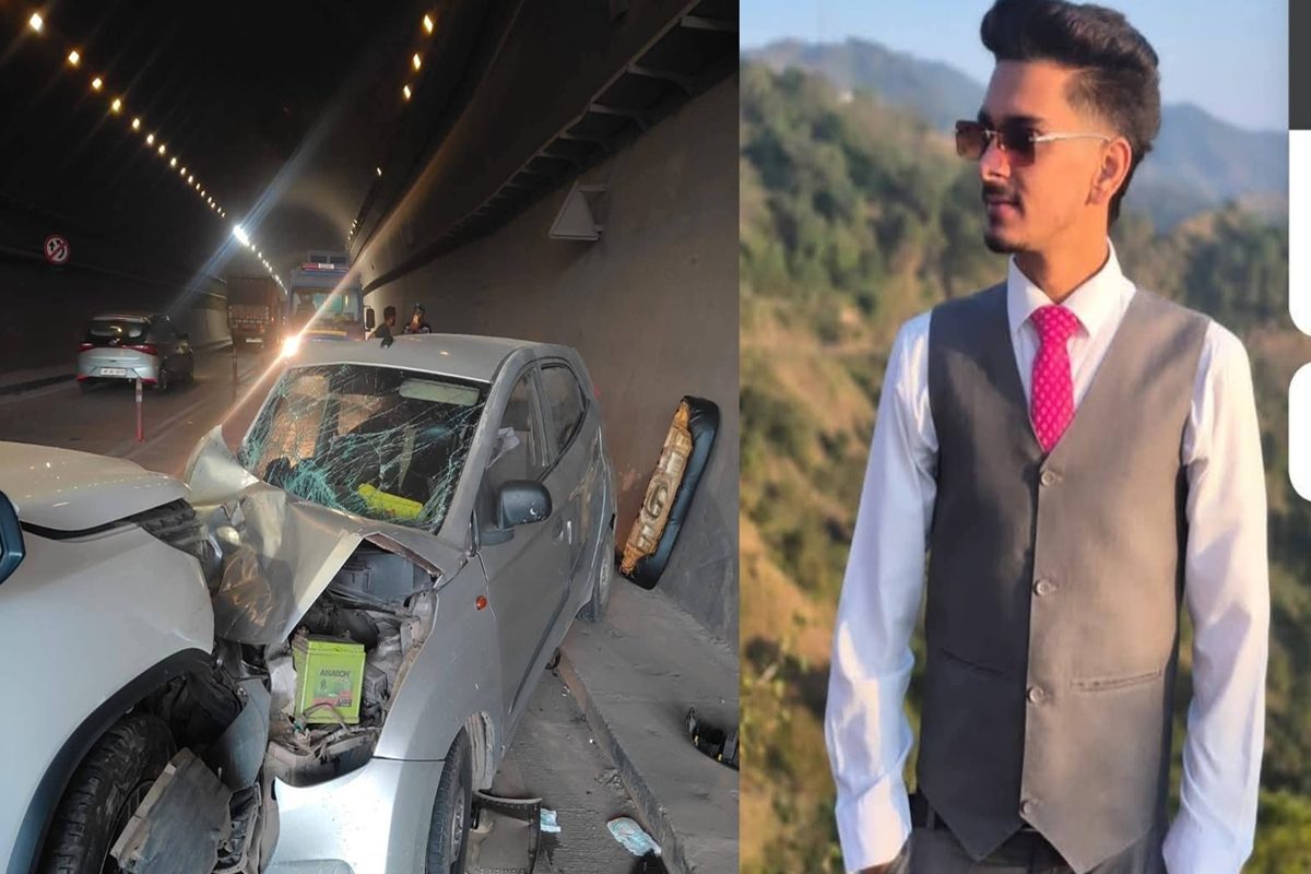 फोरलेन पर हादसा टनल के मुहाने पर कार और फॉर्च्युनर में भिड़ंत युवक की मौत