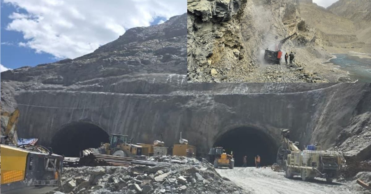 बीआरओ ने बर्फीले पहाड़ों, गहरी खाइयों और तेज़ हवाओं के बीच बनाई सड़क