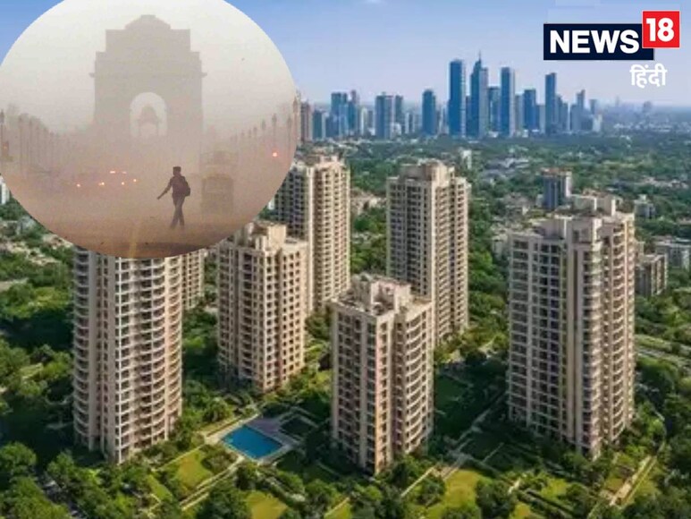 दिल्ली का प्रदूषण हवा के साथ ग्रेटर नोएडा में आ जाता है. दिल्ली का प्रदूषण हवा के साथ ग्रेटर नोएडा में आ जाता है.