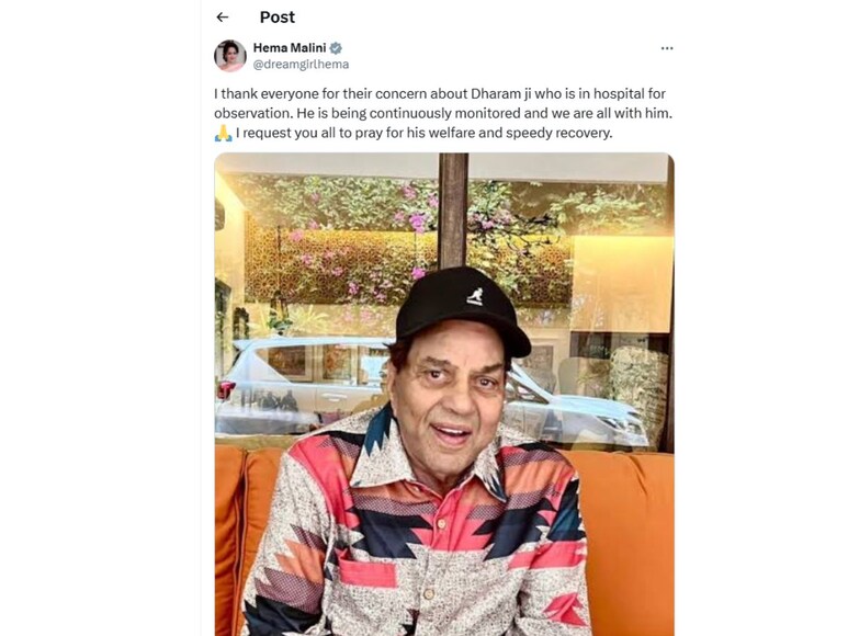 FACT CHECK Hospital Staff Arrested For Secretly Filming Dharmendra and deol family In ICU know truth