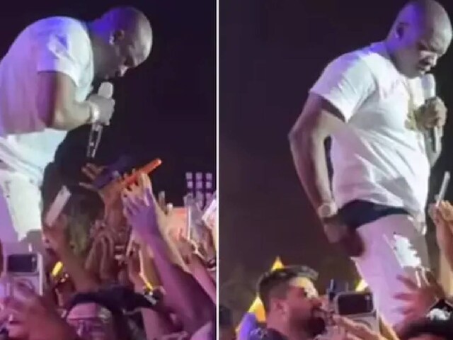 Superstar singer Akon's fans took off their pants on stage, netizens got angry