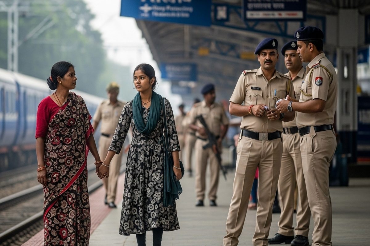 मैडम स्टेशन में दिखा रही थीं लटके झटके साथ में टीनएजरबताया ऐसा रिश्ता