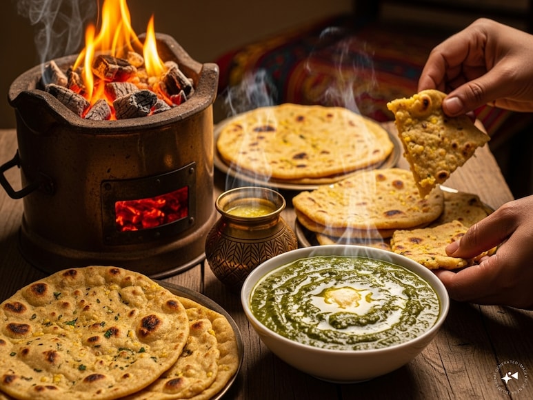 Makke Ki Roti Recipe Makke Ki Roti Recipe