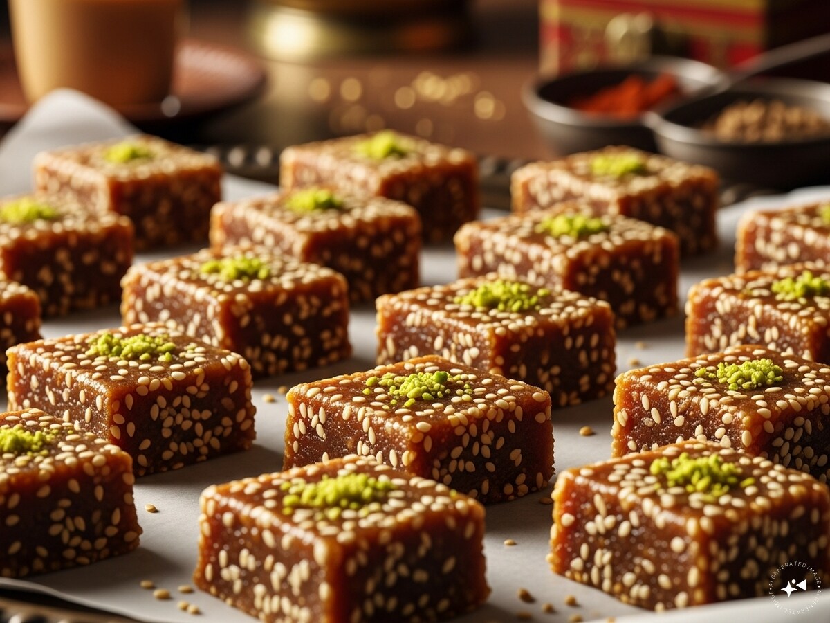 Til Gud ki Barfi recipe Til Gud ki Barfi recipe