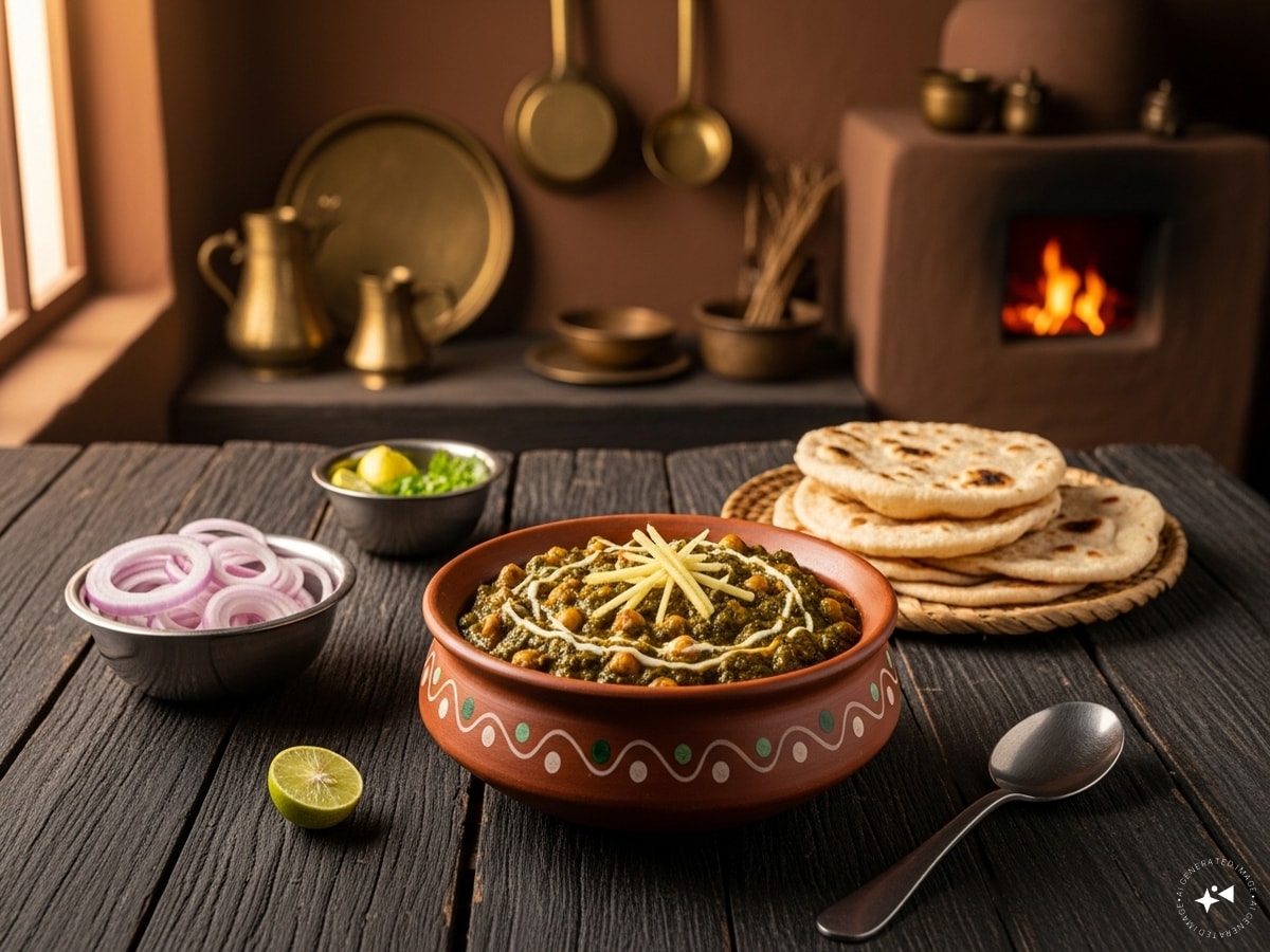 Chana saag recipe Chana saag recipe