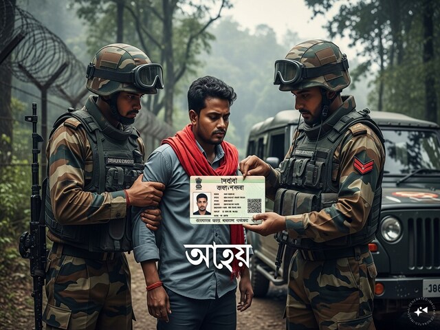 चिकन नेक के पास पकड़ा गया बांग्लादेशी, फर्जी वोटर ID से कर रहा था नौकरी
