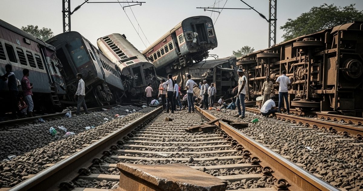 रात में ट्रेन स्‍पीड से दौड़ रही थी, कोच से टूटकर गिरा लोहा बना काल और फिर...