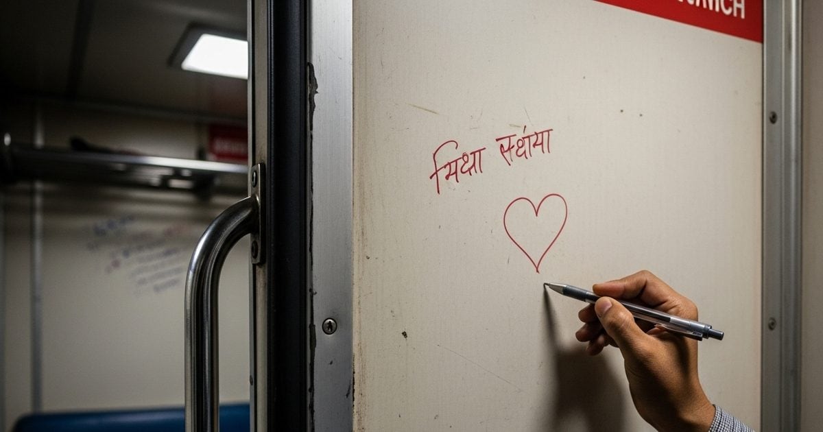 ट्रेन के टायलेट में प्‍यार का इजहार करने वालों सावधान! रेलवे घर तक खोज लेगा