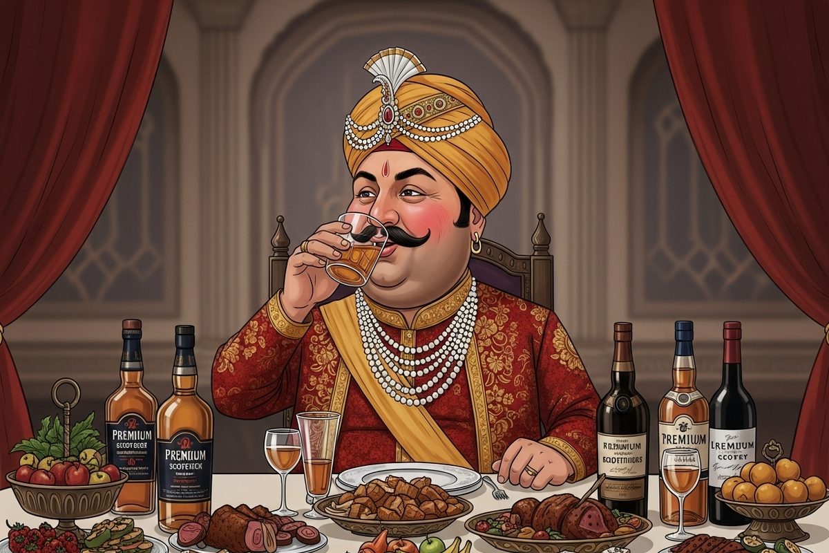 भारत का वो महाराजा जो स्कॉच में दूध मिलाकर पीता था नशे में करता था अजीब हरकते