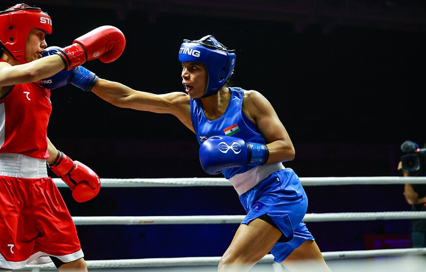 Nikhat Zareen, Jaismine Lamboria, World Boxing Cup Finals, Nikhat Zareen Enter final, विश्व मुक्केबाजी कप फाइनल्स, वर्ल्ड बॉक्सिंग कप फाइनल्स, निकहत जरीन, जैस्मीन लंबोरिया 