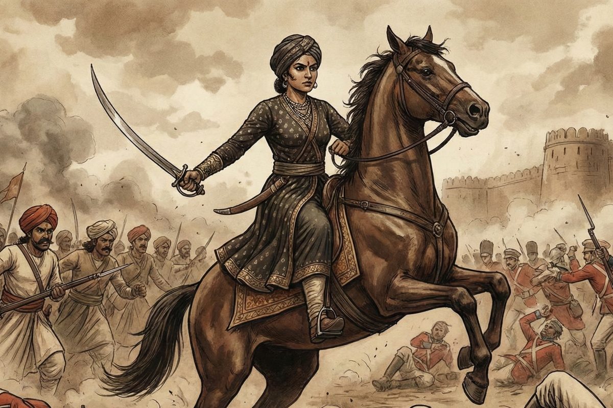 जनरल ह्यू भी खा गया धोखा झलकारी बाई का वो दांव… अंग्रेजों के पसीने छुड़ा दिए