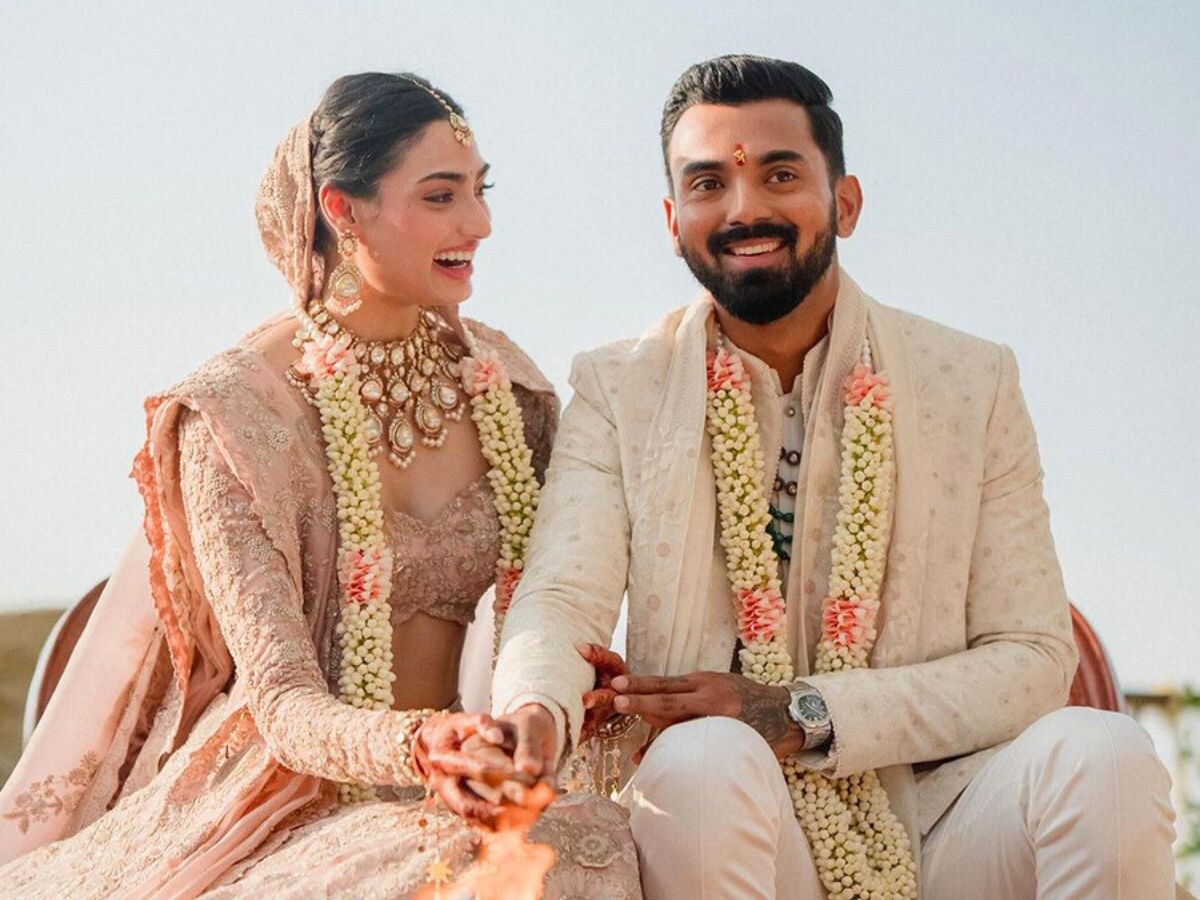 kl rahul with Athiya Shetty, kl rahul wedding