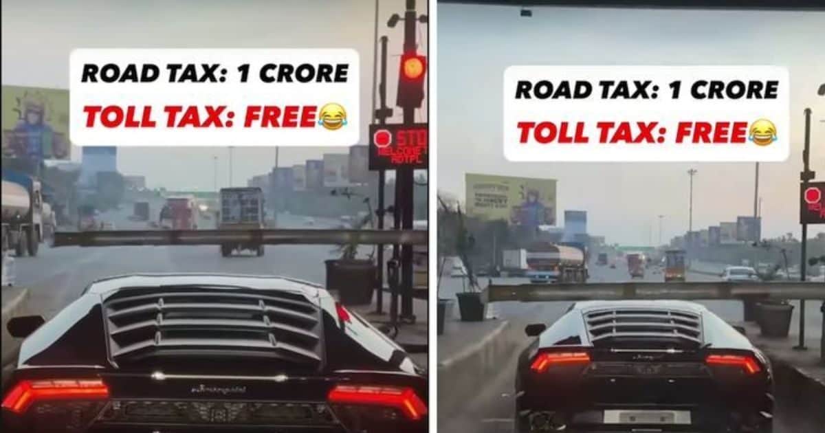 Video: Toll tax of Rs 150 saved on a car worth Rs 4.99 crore, people kept watching, video making waves on social media