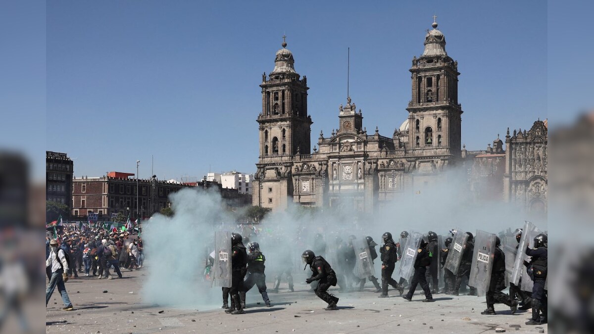 Mexico Protest Gen Z: Gen Z Unrest In Mexico | Mexico Latest News- मेक्सिको में जेन जी ने अपराध व भ्रष्टाचार के खिलाफ किया प्रदर्शन - News18 हिंदी