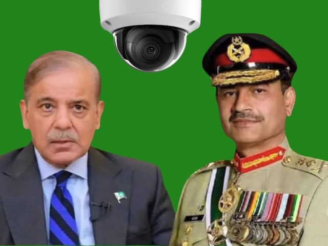 शरीफ-मुनीर की हवेली की CCTV निगरानी! बाहुबली , हर चीज को ढकने