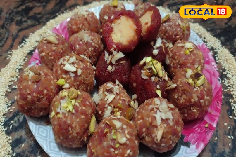 गाजर–तिल के हेल्दी लड्डू: सर्दियों में नागौर की नई पसंद