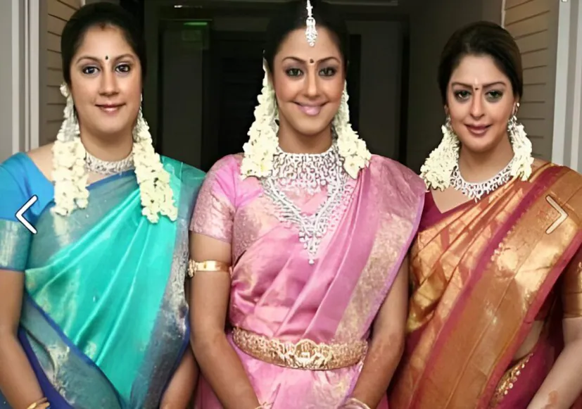 nagma, jyothika, chiranjeevi, tollywood 3 actress who are sisters, sisters who are heroines, nagma jyothika Roshini, chiranjeevi movie vishwambhara