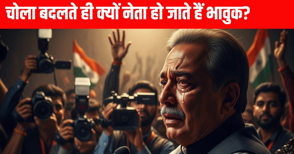 चोला बदलते ही सैलाब क्यों? दल-बदल की राजनीति और सुविधाजनक आंसुओं की हकीकत