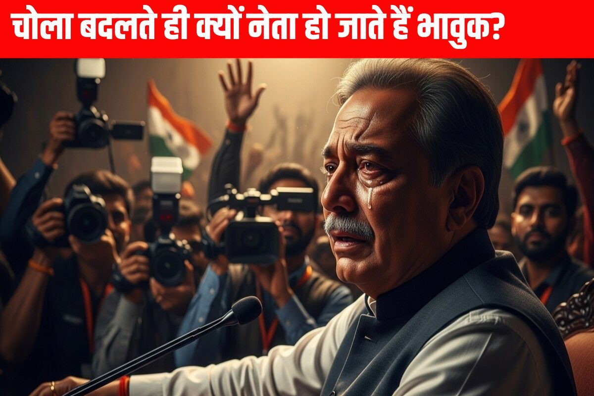 चोला बदलते ही सैलाब क्यों दल-बदल की राजनीति और सुविधाजनक आंसुओं की हकीकत