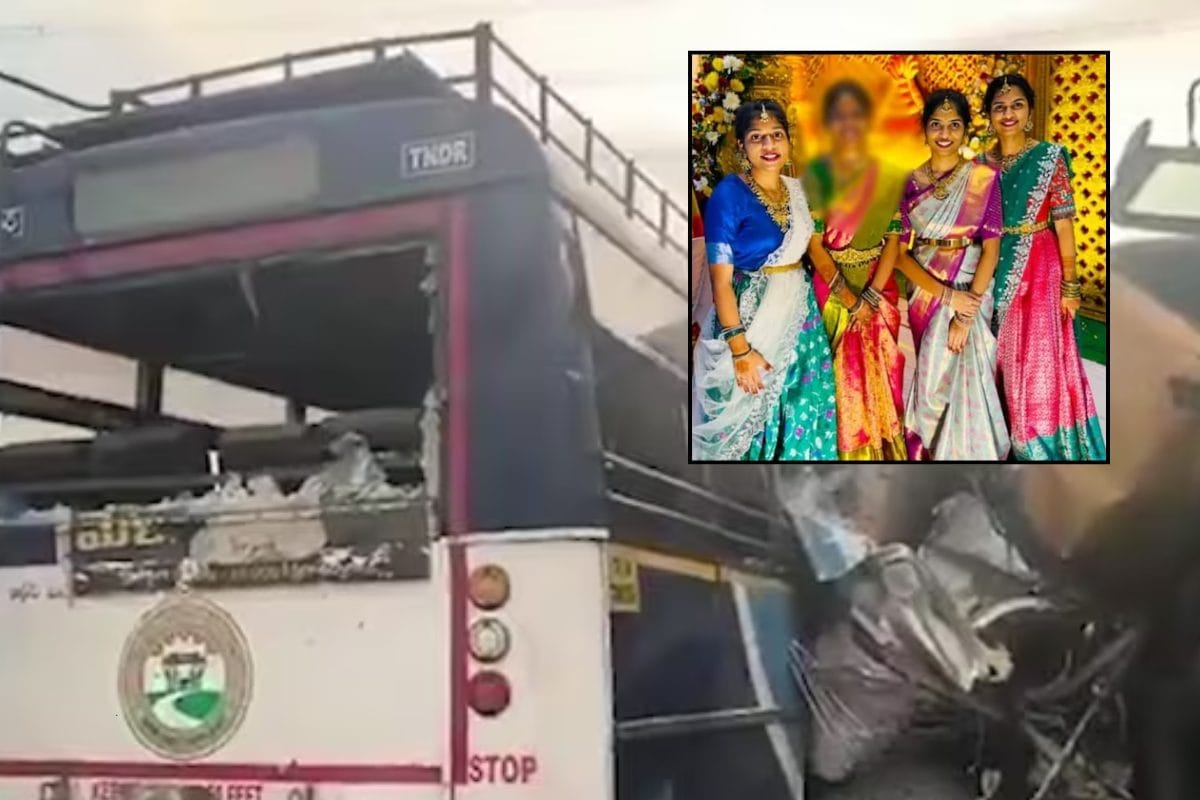 हैदराबाद-बीजापुर हाईवे पर भीषण हादसा एक ही परिवार की 3 बेटियों समेत 19 की मौत