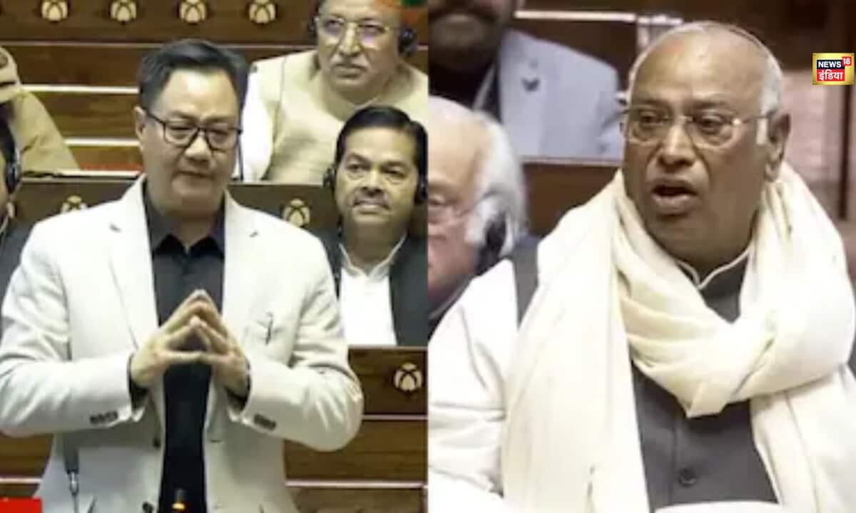 शीतकालीन सत्र की शुरुआत में क्यों भिड़ गए मल्लिकार्जुन खड़गे और किरेन रिजिजू