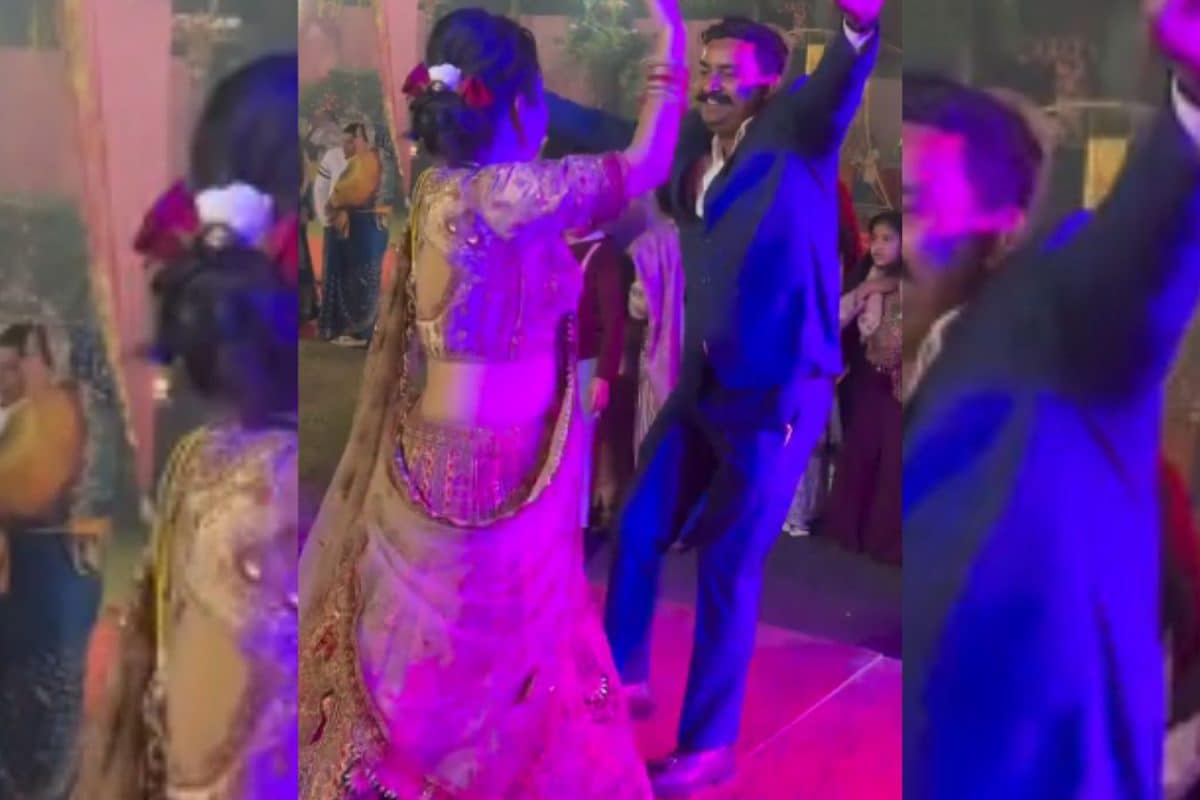 अरे गजब! पति-पत्नि ने किया शादी के फंक्शन में ताबड़तोड़ डांस, स्टेप्स देख इंटरनेट भी हैरान!