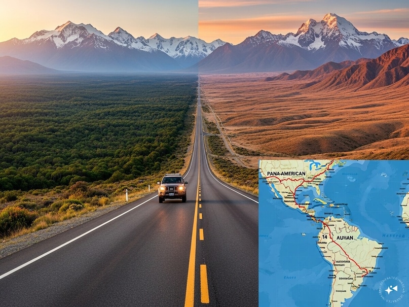 दुनिया की सबसे लंबी सड़क की बात करें, तो यह इतनी लंबी है कि अगर कोई रोज 500 किलोमीटर का सफर भी तय करे, तो इसे पूरा करने में दो महीने से ज्यादा का वक्त लग जाता है. इसका सबसे मजेदार पहलू यह है कि यह सड़क बिना एक भी यू-टर्न लिए कुल 14 देशों से होकर गुजरती है. इस सड़क का नाम पैन-अमेरिकन हाईवे (Pan American Highway) है, जो अलास्का के प्रुडो बे (Prudhoe Bay, Alaska) से शुरू होती है. 