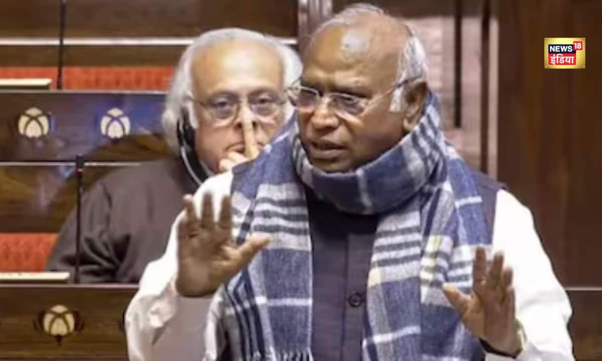 विपक्ष के मल्लिकार्जुन खरगे ने राज्यसभा में सरकार पर किया हमला देखें उन्होंने क्या कहा