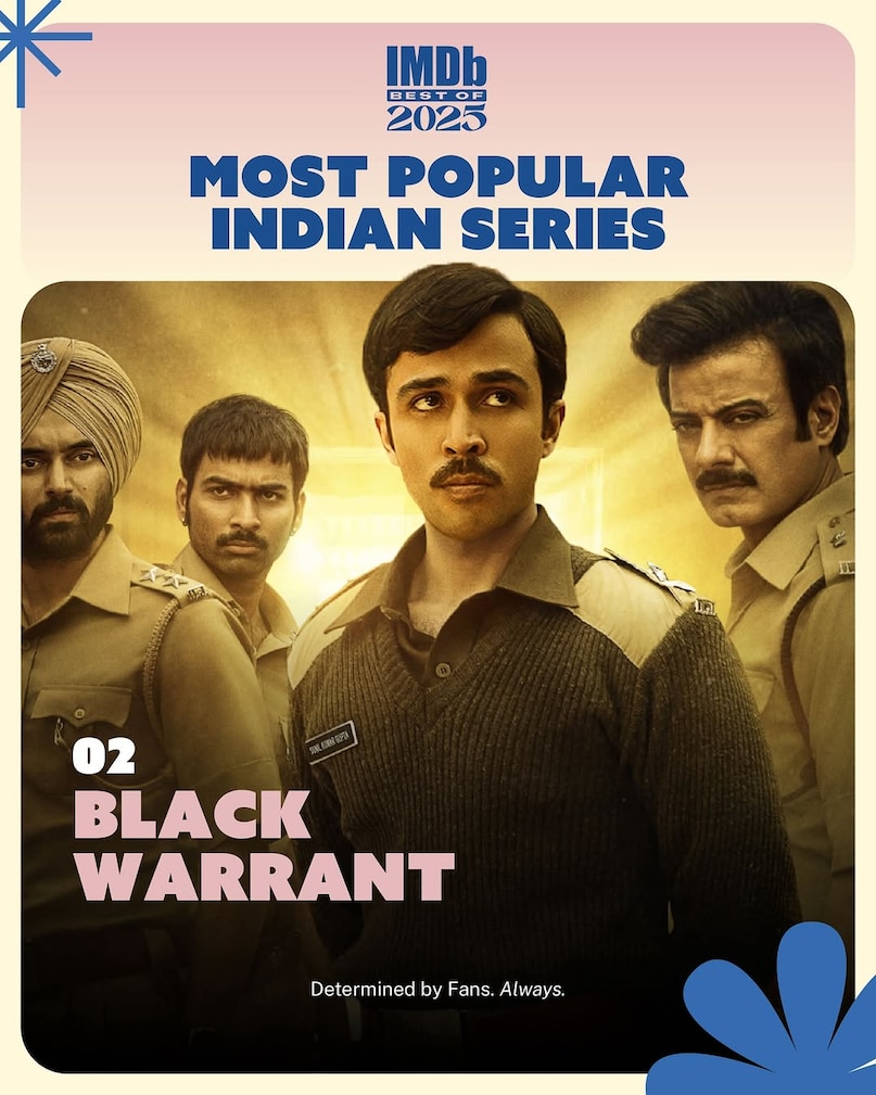 Black Warrant (Netflix): Helmed by Vikramaditya Motwane, this prison drama follows the lives of inmates caught in a web of corruption and survival. The series blends suspense with social commentary, featuring intense performances from its ensemble cast.