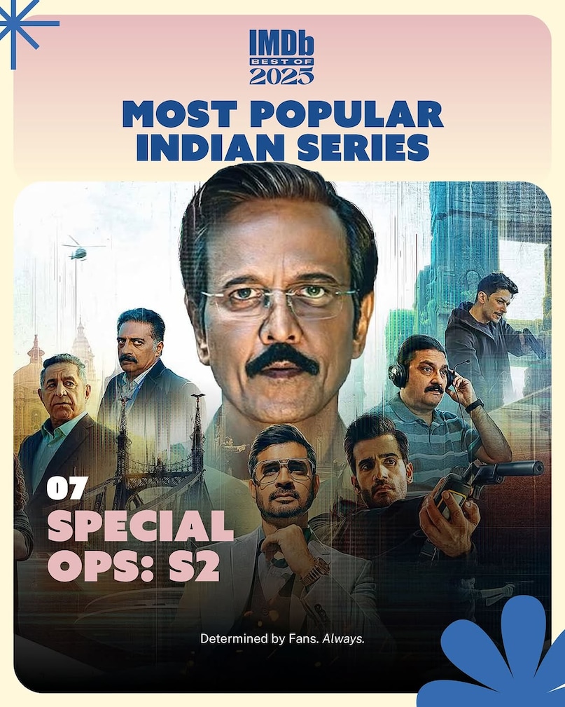 Special Ops Season 2 (JioHotstar): The espionage saga continues with Kay Kay Menon reprising his role as Himmat Singh. Season 2 expands the global stakes, blending action, intrigue, and emotional depth in the lives of India’s covert operatives.
