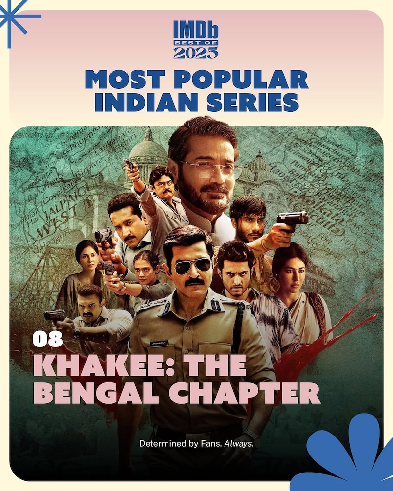 Khakee: The Bengal Chapter (Netflix): A standalone sequel to the Bihar‑set crime series, this chapter shifts focus to Bengal, exploring law enforcement challenges and organized crime. The series combines gritty realism with compelling character arcs.