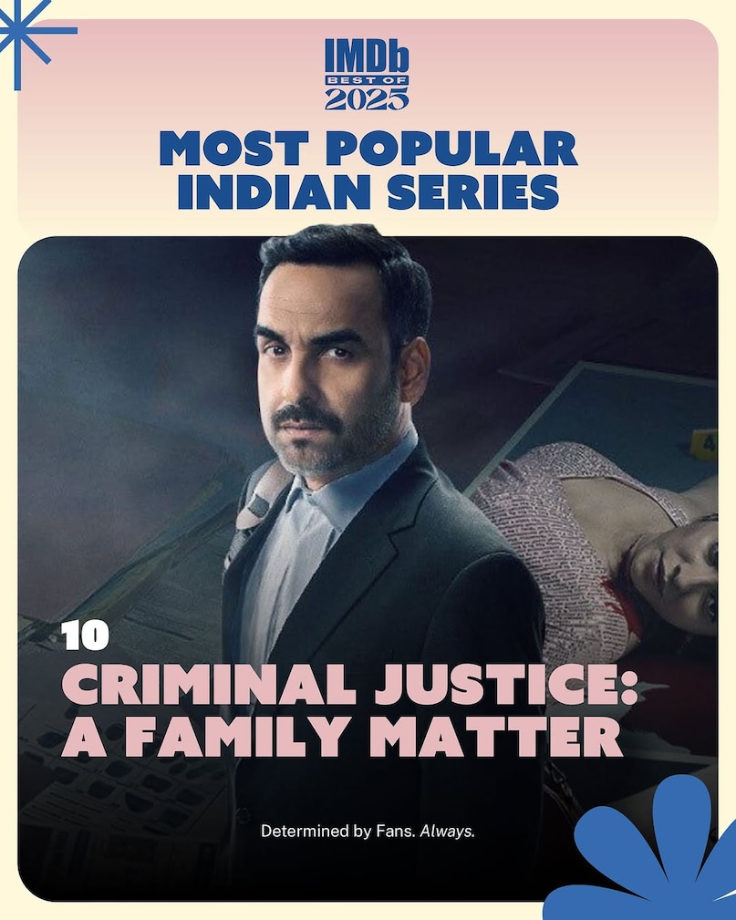 Criminal Justice: A Family Matter (JioHotstar): This legal drama continues to explore India’s justice system through complex family disputes. Pankaj Tripathi shines as lawyer Madhav Mishra, bringing empathy and wit to the courtroom battles.