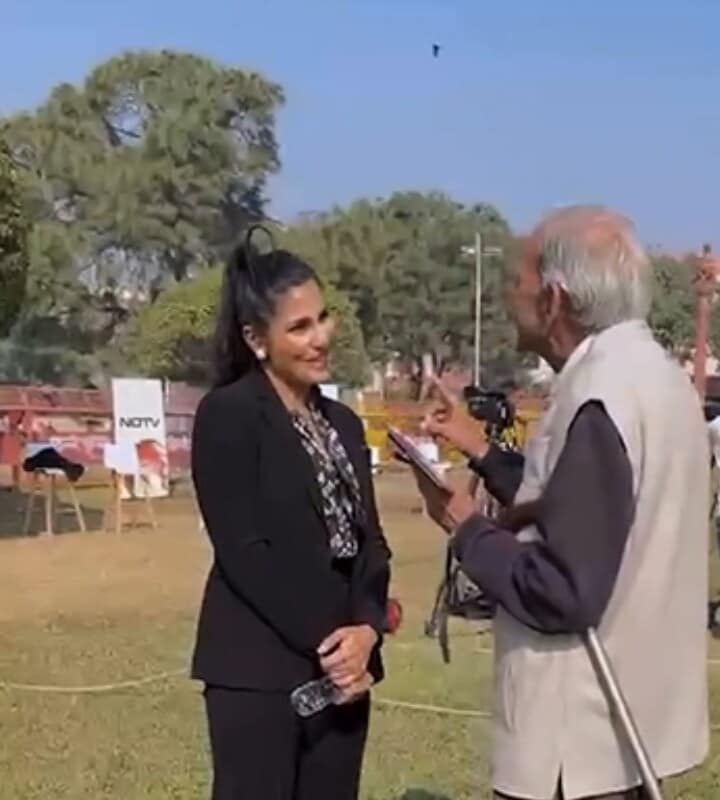 रुबिका लियाकत से मिले 81 साल के फैन चाय के लिए पूछा बोले तुम मेरी बेटी