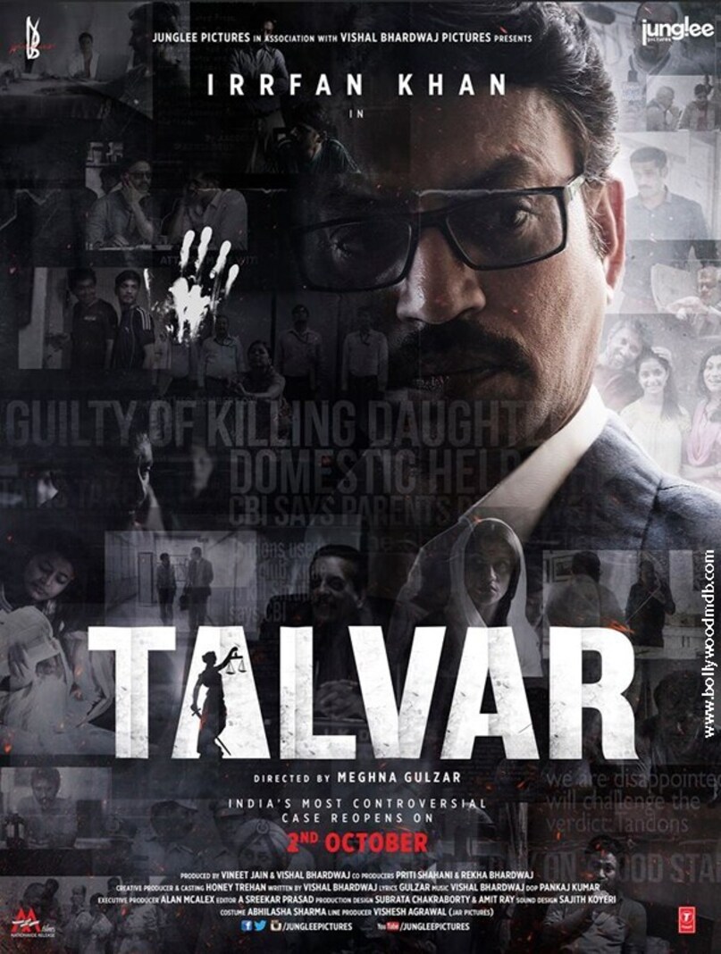  Talvar: In Talvar, 14-year-old Shruti Tandon is brutally murdered, and the next day, the family’s domestic helper Khempal is found dead. Neeraj Kabi and Konkona Sen Sharma play her grieving parents, soon thrust into suspicion as the father faces investigation. Inspired by the sensational 2008 Noida double murder case, Talvar captivates with its chilling realism and gripping, melodrama-free storytelling.