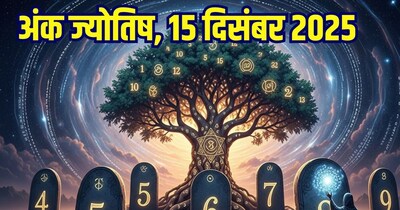 दैनिक अंक ज्योतिष 15 दिसंबर 2025
