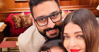 अभिषेक बच्चन और ऐश्वर्या राय बेटी आराध्या के साथ. (फोटो साभारः इंस्टाग्राम @aishwaryaraibachchan_arb)