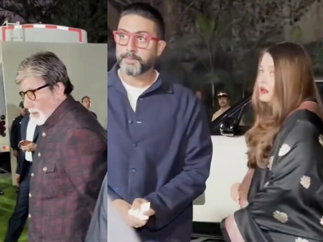 तलाक की अफवाहों को 'बकवास' बताने के बाद पहली बार साथ दिखे अभिषेक-ऐश्वर्या