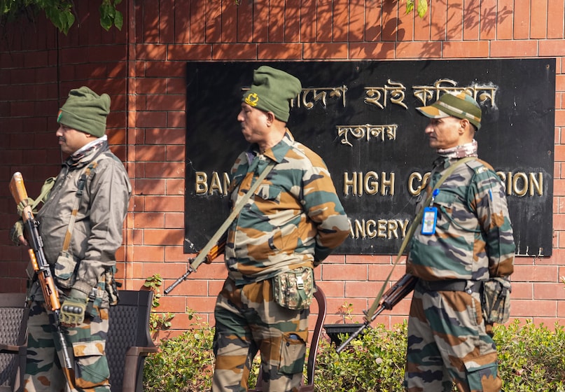 Protest outside Bangladesh High Commission