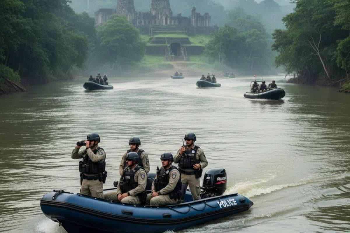 नदी के बीच में रेड: म्यांमार से आए 530 साबुन का रहस्‍य खुलते ही सनसनी फैल गई