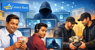 कैसे बैंक के अंदर से पनपा साइबर अपराध का नेटवर्क, कैनरा और एक्सिस बैंक केस ने खोली पूरी परत.(Image:AI)