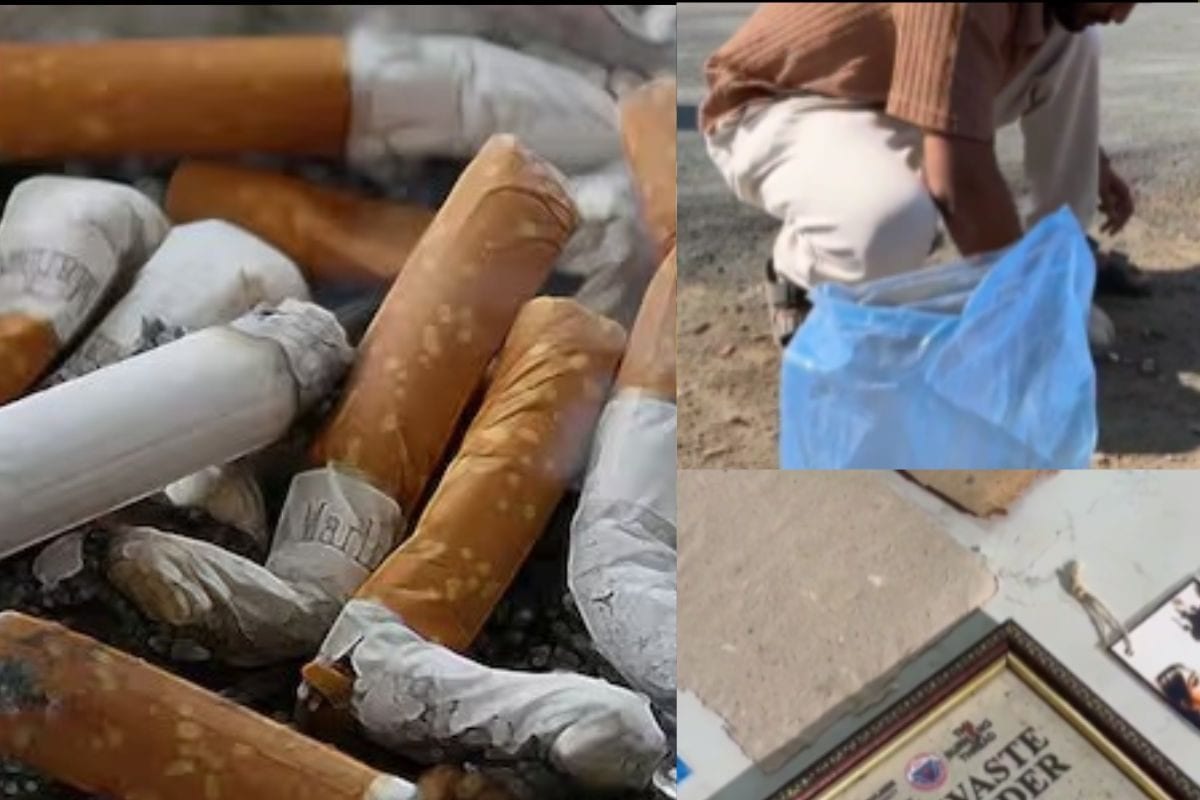 सूरत के स्टूडेंट्स का कमाल सिगरेट बड्स के बनाए डायरी और फोटो फ्रेम