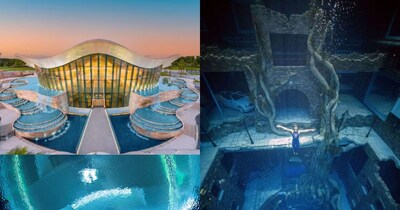 Deep Dive Dubai: Explore World's Deepest Pool with Sunken City & Cars!