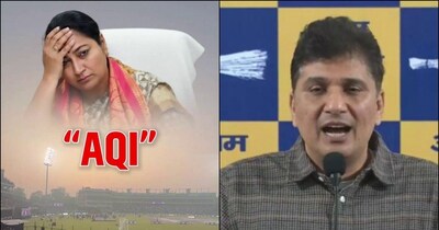 ‘प्रदूषण तुमको जाना पड़ेगा’ के नारों से गूंजा दिल्ली सचिवालय, भाजपा सरकार को जगाने थाली बजाकर उतरी ‘आप’.