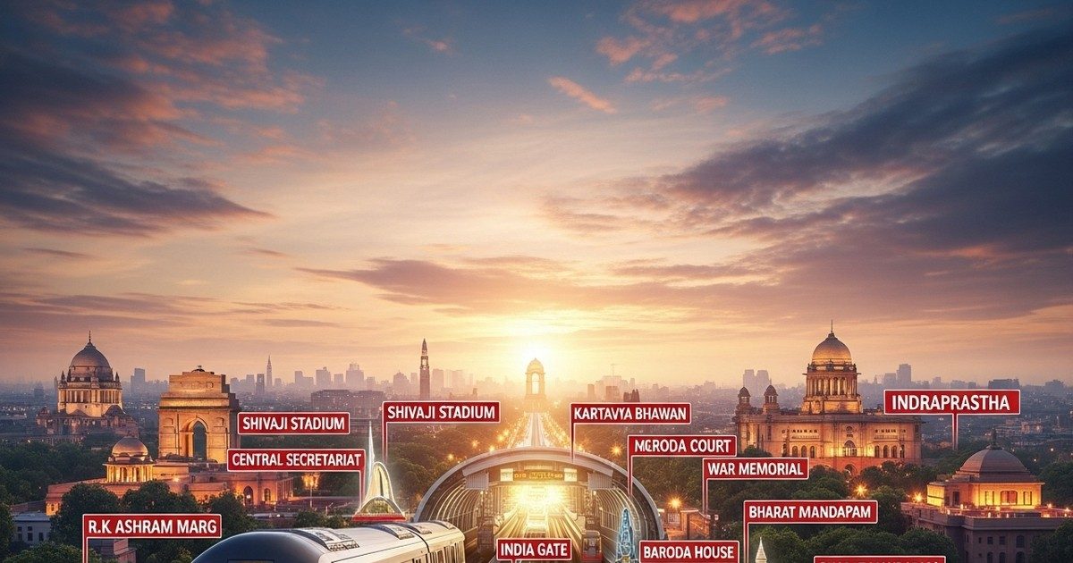 इंडिया गेट तक सीधी मेट्रो! मिनटों में कर्तव्य पथ और भारत मंडपम, देखें पूरा रूट