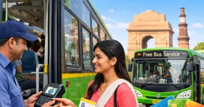 महिलाओं की मुफ्त बस यात्रा होगी डिजिटल: आधार वेरिफिकेशन अनिवार्य. (Image:AI)