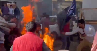Dewas: Couple Self-Immolates Protesting Encroachment; Mob Pelts Stones, Tehsildar Flees