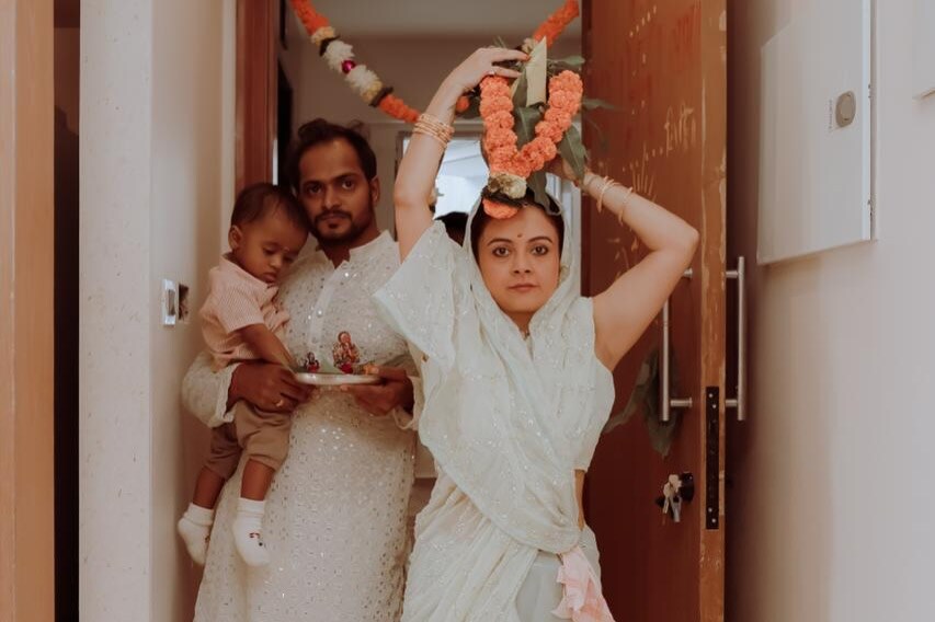 Devoleena griha pravesh Devoleena griha pravesh