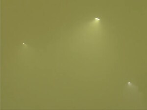 दिल्ली-एनसीआर में सुबह-सुबह कुछ भी दिखना हुआ बंद. (वीडियो ग्रैब)