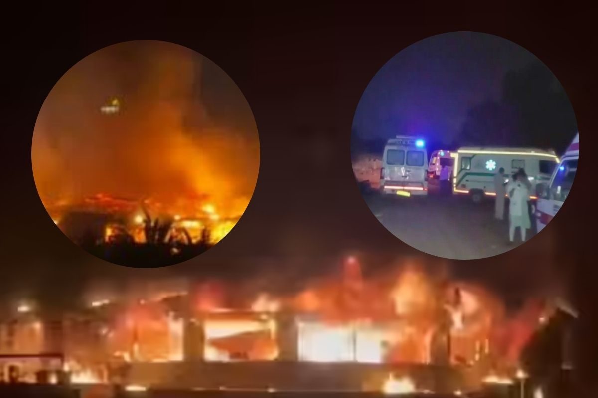 गोवा के नाइट क्लब में लगी भीषण आग आधी रात को सिलेंडर ब्लास्ट 23 लोगों की मौत